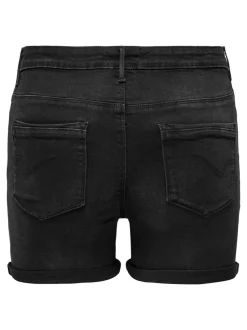 CARLAOLA Hohe Taille Skinny Fit Jeans-Shorts