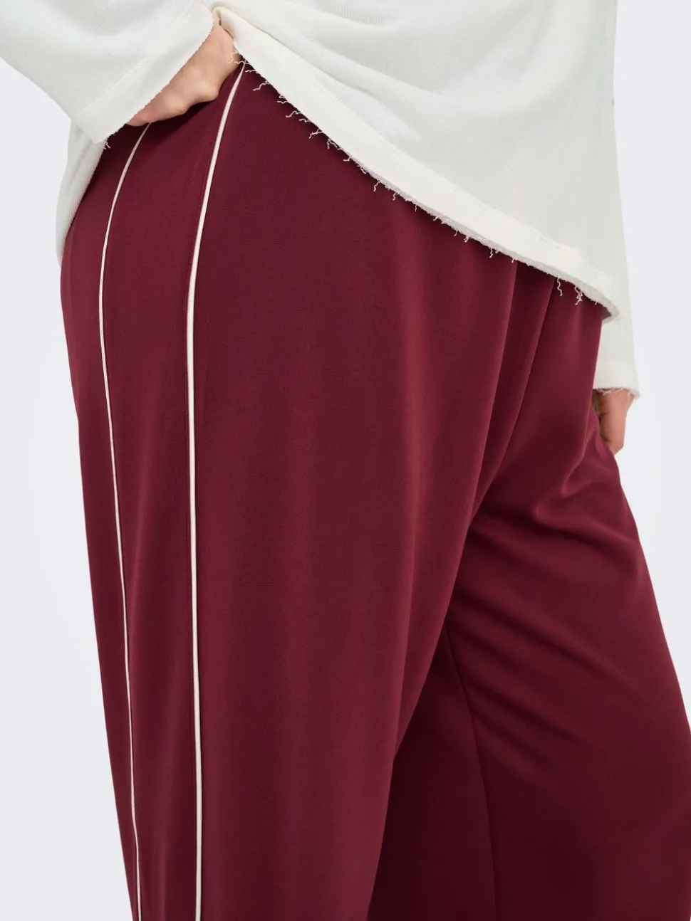 CARLETT Normal geschnitten Hose mit weitem Beinschnitt