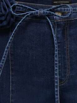 CARMADISON Hohe Taille Weiter Beinschnitt Jeans