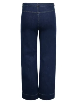 CARMADISON Hohe Taille Weiter Beinschnitt Jeans