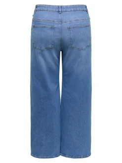 CARMADISON Hohe Taille Weiter Beinschnitt Jeans