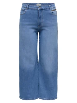 CARMADISON Hohe Taille Weiter Beinschnitt Jeans