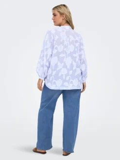 CARMADISON Hohe Taille Weiter Beinschnitt Jeans