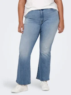 CARMAYA Hohe Taille Flared Jeans