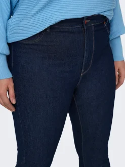 CARMILA-IRIS Hohe Taille Skinny Fit Knöchellang Jeans
