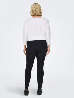 CARMILA-IRIS Hohe Taille Skinny Fit Knöchellang Jeans