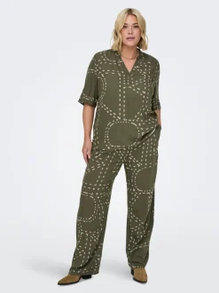 CARPHOEBE Normal geschnitten Hose mit weitem Beinschnitt