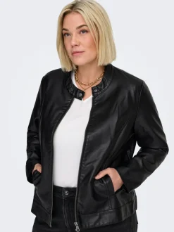 CARROBBER Kunstleder Jacke