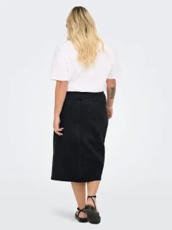 CARROSE Denim Jeansrock Midirock