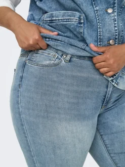CARROSE Hohe Taille Skinny Fit Jeans