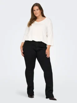CARSALLY Hohe Taille Flared Jeans