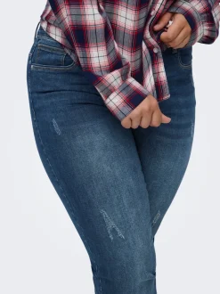 CARSALLY Mittlere Taille Slim Fit Jeans