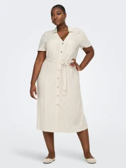 CARSIESTA Leinen Langes Kleid