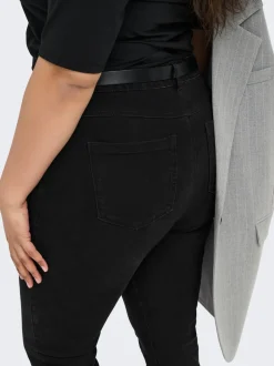 CARSNOW Super-High Waist Skinny Fit Jeans