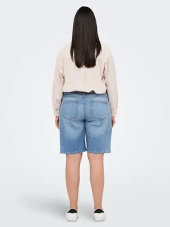 CARSONNY Hohe Taille Normal geschnitten Jeans-Shorts