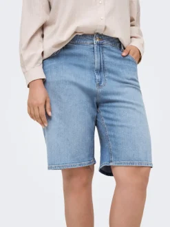 CARSONNY Hohe Taille Normal geschnitten Jeans-Shorts