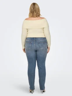 CARSUI Hohe Taille Slim Fit Jeans