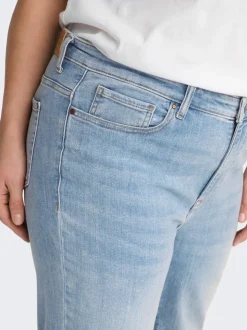 CARSUI Mittlere Taille Slim Fit Jeans