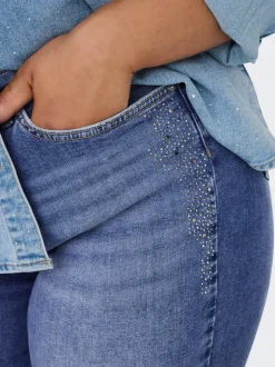 CARSUI Mittlere Taille Slim Fit Jeans