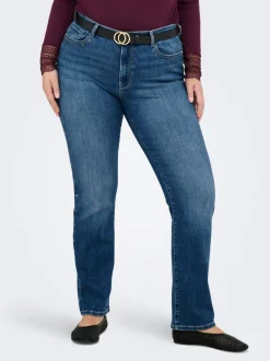 CARSUI Mittlere Taille Slim Fit Knöchellang Jeans