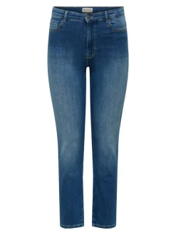 CARSUI Mittlere Taille Slim Fit Knöchellang Jeans
