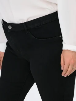 CARTHUNDER Mittlere Taille Skinny Fit Jeans