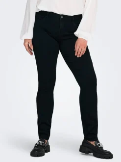 CARTHUNDER Mittlere Taille Skinny Fit Jeans