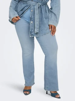 CARTHUNDER Mittlere Taille Skinny Fit Jeans