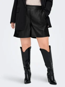 CARTILA Normal geschnitten Shorts aus Kunstleder