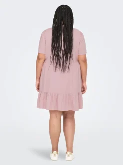 CARTIRI-CARO Leinen Kurzes Kleid