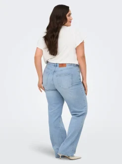 CARTOKYO Hohe Taille Gerade geschnitten Jeans
