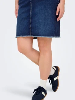 CARWILLY Denim Jeansrock Midirock
