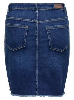 CARWILLY Denim Jeansrock Midirock