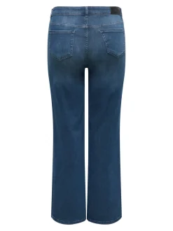 CARWILLY Hohe Taille Weiter Beinschnitt Jeans