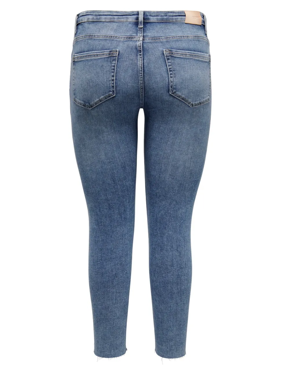 CARWILLY Mittlere Taille Skinny Fit Knöchellang Jeans