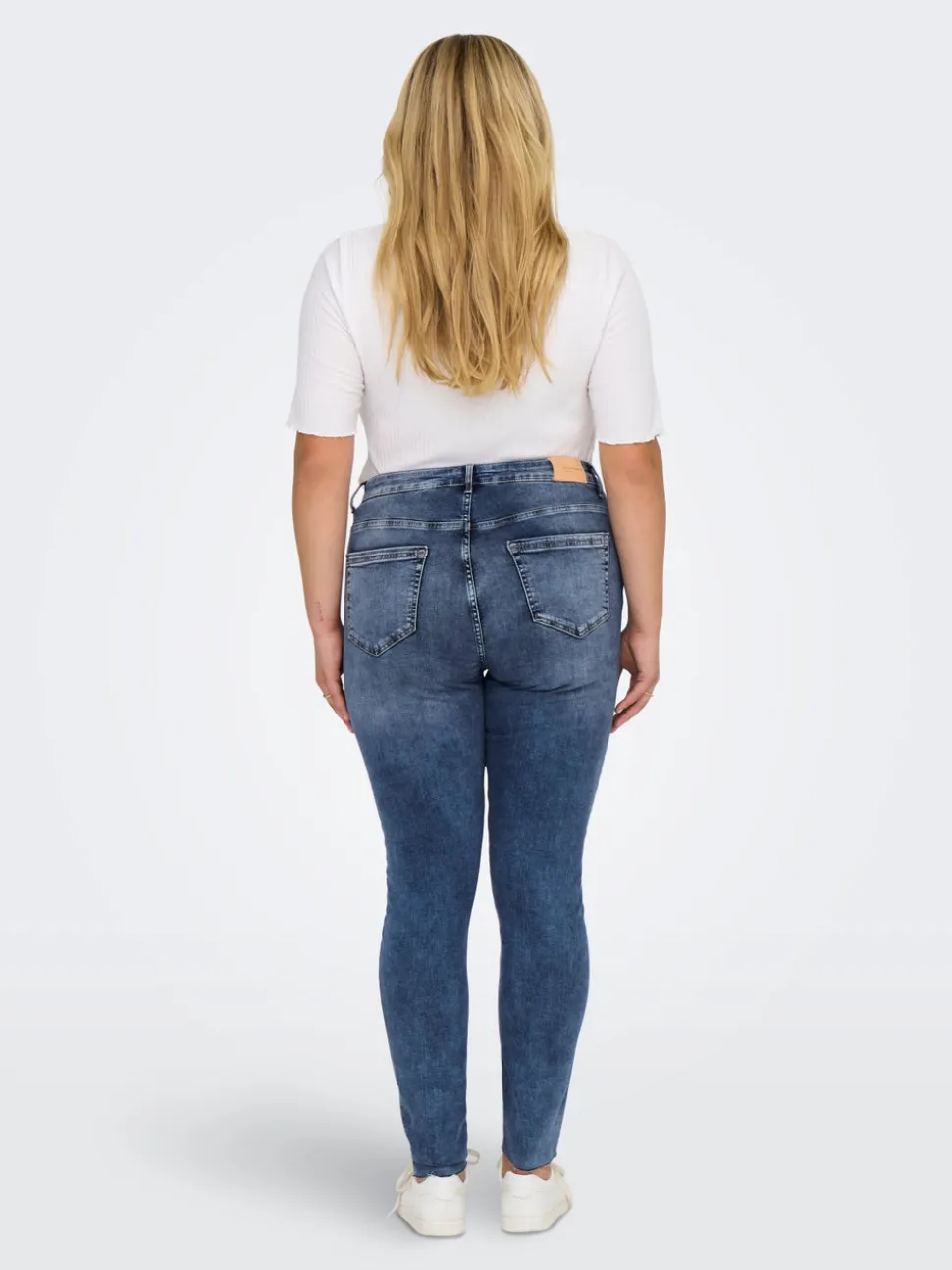 CARWILLY Mittlere Taille Skinny Fit Knöchellang Jeans