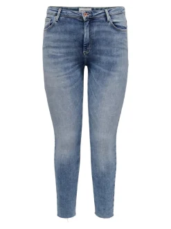 CARWILLY Mittlere Taille Skinny Fit Knöchellang Jeans