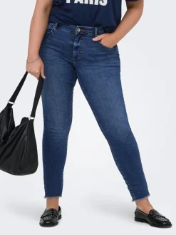 CARWILLY Skinny Fit Knöchellang Jeans