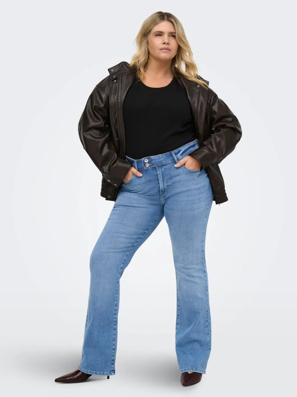CARWILLY Hohe Taille Flared Jeans