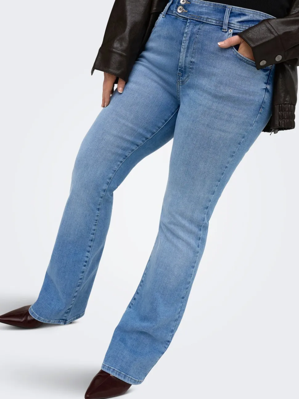 CARWILLY Hohe Taille Flared Jeans