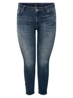 CARWILLY Hohe Taille Skinny Fit Knöchellang Jeans
