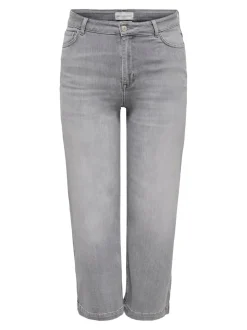 CARWILLY Hohe Taille Weiter Beinschnitt Jeans