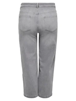 CARWILLY Hohe Taille Weiter Beinschnitt Jeans