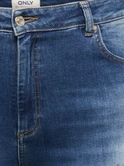 CARWILLY Hohe Taille Weiter Beinschnitt Jeans