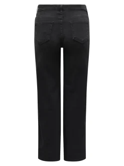 CARWILLY Hohe Taille Weiter Beinschnitt Jeans