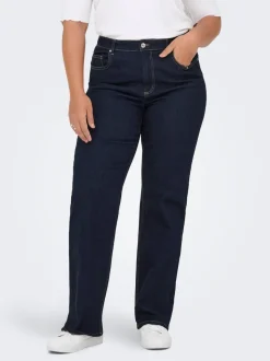 CARWILLY Hohe Taille Weiter Beinschnitt Jeans