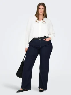 CARWILLY Hohe Taille wide Fit Jeans