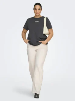 CARWILLY Hohe Taille wide Fit Jeans