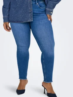 CARWILLY Mid Rise Skinny Fit Jeans