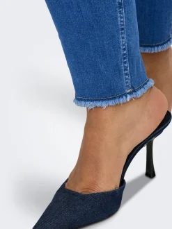 CARWILLY Mid Rise Skinny Fit Jeans